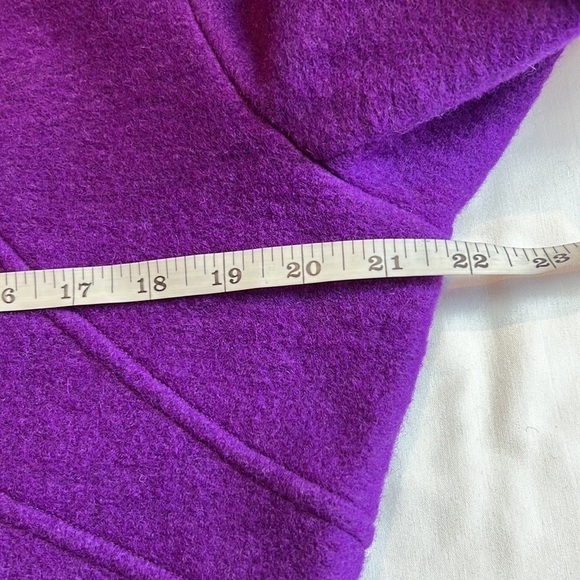 𝅺Pinehurst Wool Blend Purple Snap Button Blazer SZ L - Picture 9 of 13